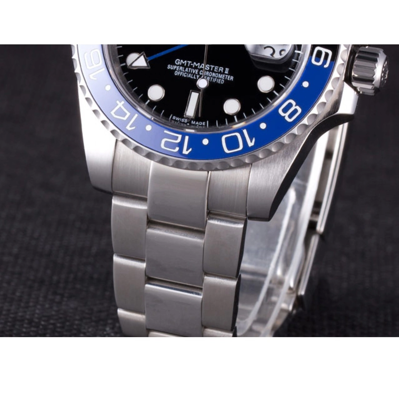 Good Copy Rolex Watches rl431 BLACK II BEZEL BLUE Rolex GMT 2013 621393 MASTER 0723